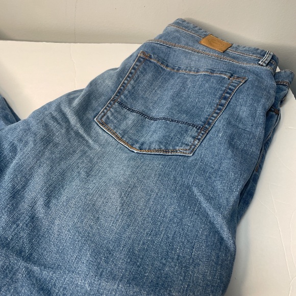 Zanella men’s designer jeans. Lt blue wash. Straight stretch denim. Size 36 - Picture 3 of 8